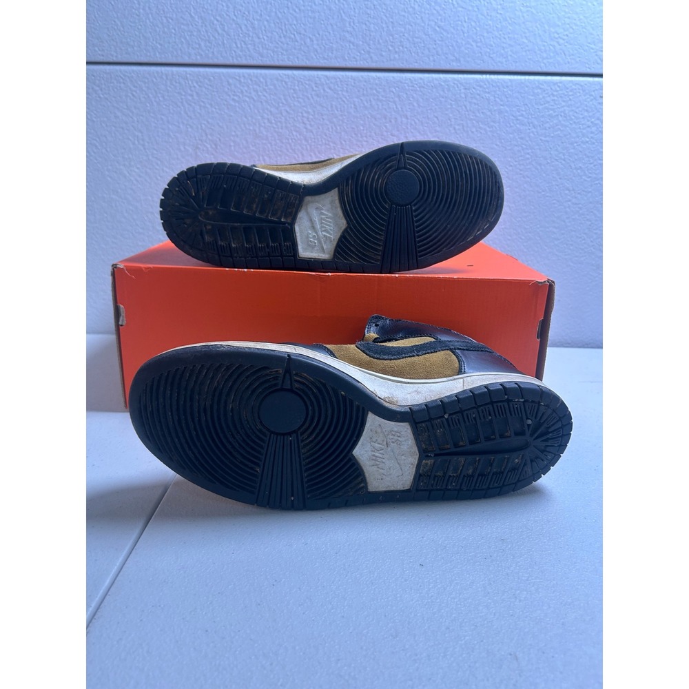 Nike SB Dunk Mid Dark Obsidian Gold Size 10.5 #Z206 - Picture 3 of 6